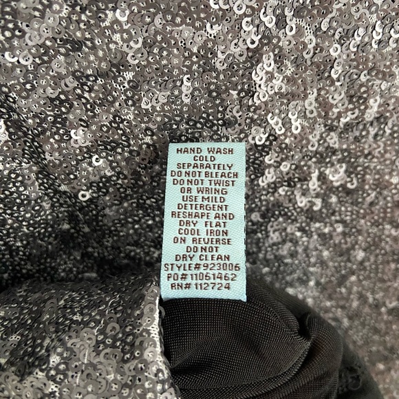 NWT La Cite sequined pencil skirt (Sz M) - Picture 4 of 5